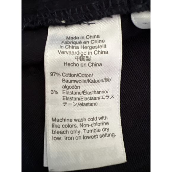 J. Crew Pants Womens 27 Navy The New Straight Leg Cargo Stretch Cotton Utility - Picture 7 of 11